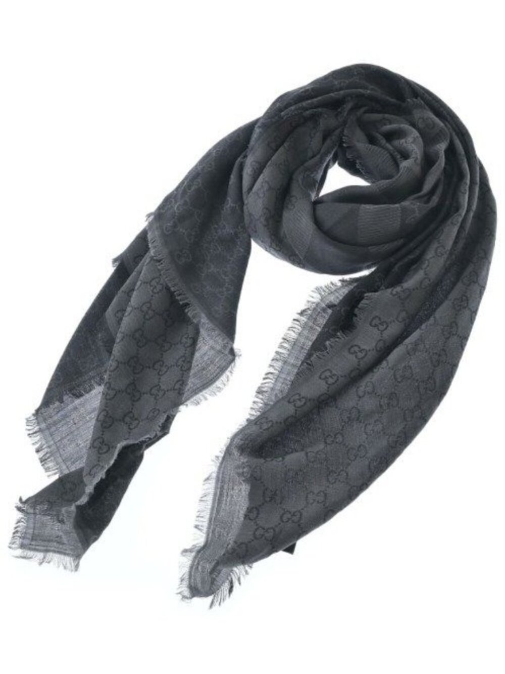 Gucci Shawl Scarf Gray